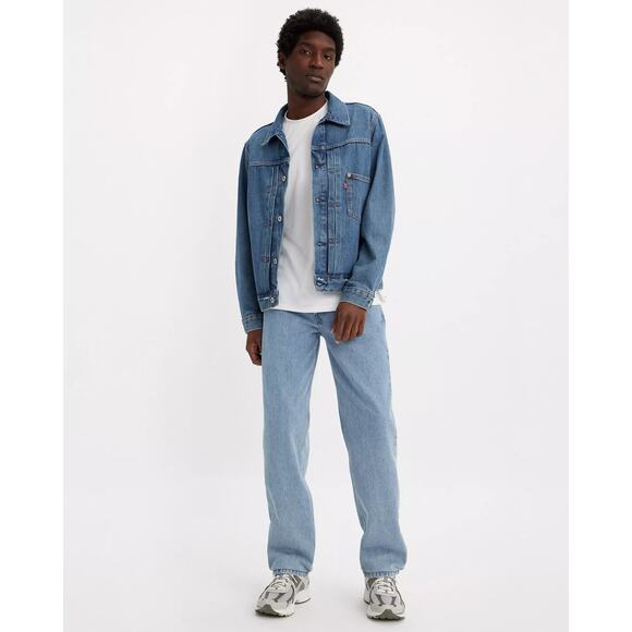 Levi’s 550 Relaxed Fit Jeans 34x36 Light Stonewash Straight Leg Non Stretch - Picture 1 of 9